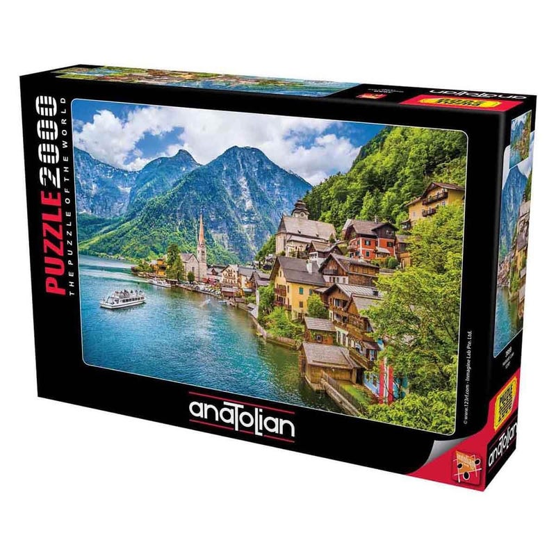 Anatolian Puzzle - Hallstatt Lake, 2000 Piece Jigsaw Puzzle, #3959 - Image 1