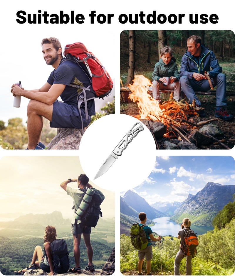 squishy Keychain Gadgets, Multifunctional Key Chain Gadgets for Men Daily Life, Compact Folding Tools Keychain for Outdoor Activities, Camping Tools, Car Owners - Image 5