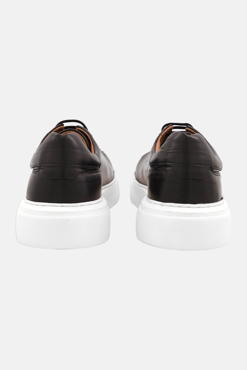 Algspar Men Lace Up Casual Shoes, Black - Image 2