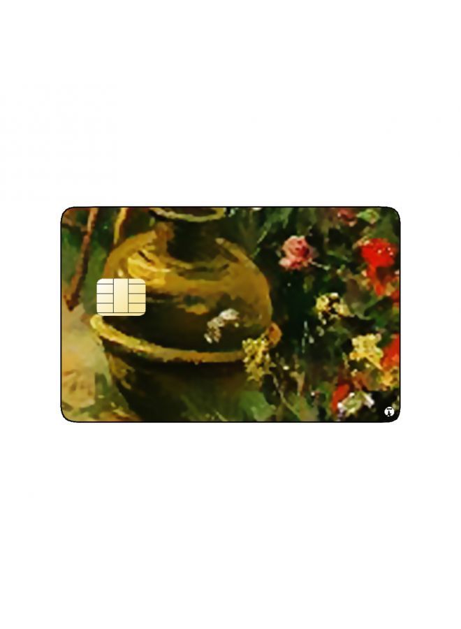 RKN PRINTED BANK CARD STICKER Beautiful Roses Vintage Art - Image 2