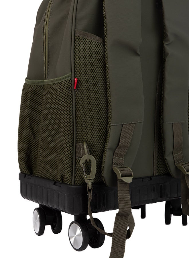 بريما حقيبة مدرسية للطلاب بعجلات 20 إنش قابلة للطي مع 4 عجلات دوّارة ومقبض قوي للحمل السلس، مناسبة كحقيبة يد داخل الطائرة، تنظيم داخلي واسع وخفيفة الوزن - Image 3