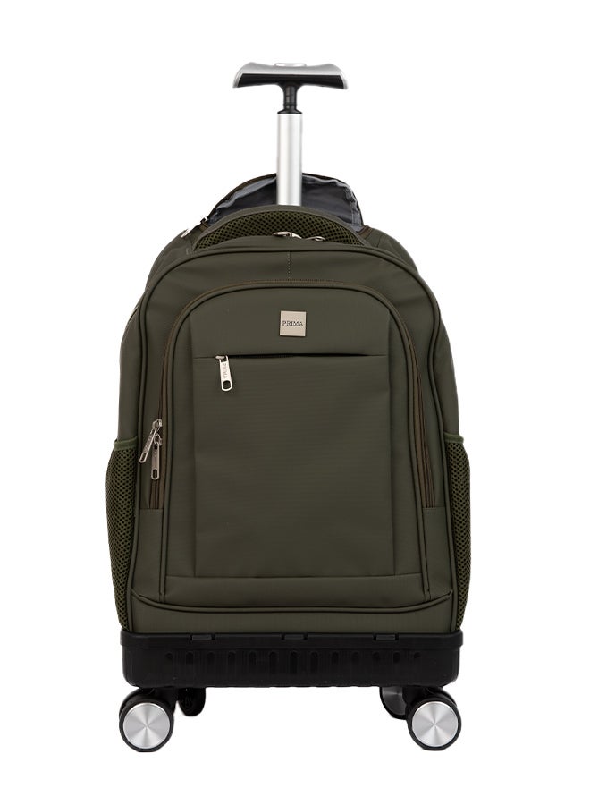 بريما حقيبة مدرسية للطلاب بعجلات 20 إنش قابلة للطي مع 4 عجلات دوّارة ومقبض قوي للحمل السلس، مناسبة كحقيبة يد داخل الطائرة، تنظيم داخلي واسع وخفيفة الوزن - Image 1