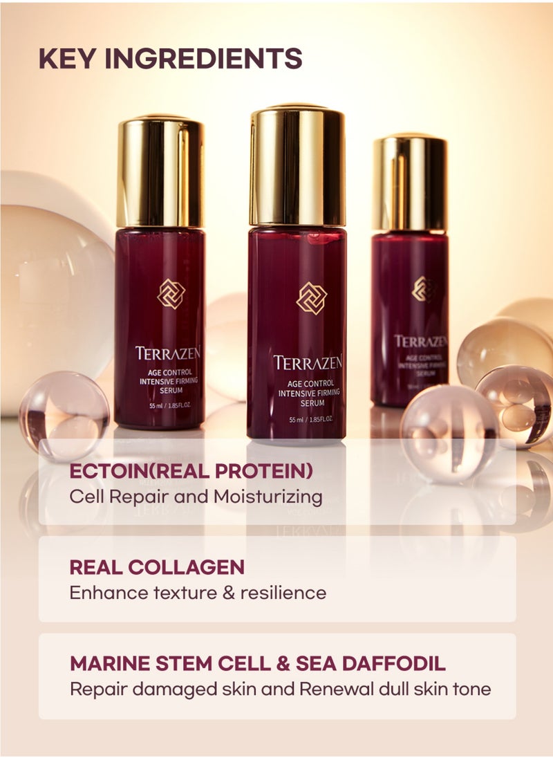 Terrazen - Korean Rejuvenating Face & Neck Serum - Skin Care Anti Aging Facial Brightening Serum - Wrinkle with Natural Ingredients & Collagen - Image 1