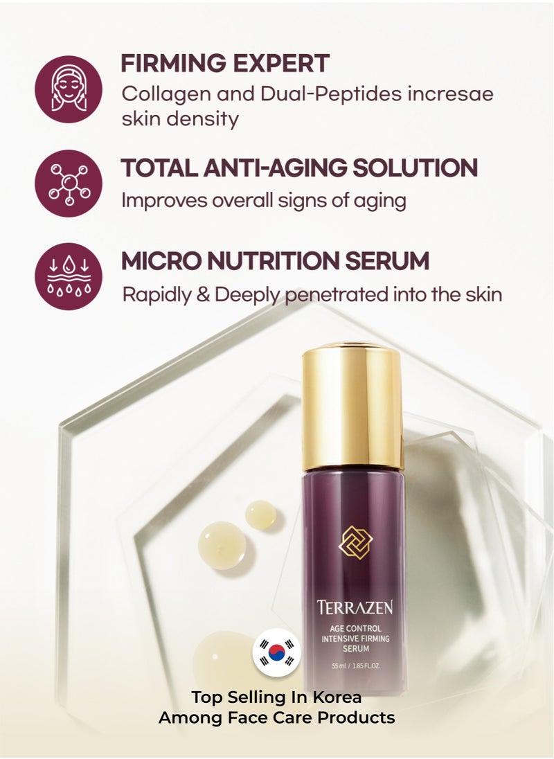 Terrazen - Korean Rejuvenating Face & Neck Serum - Skin Care Anti Aging Facial Brightening Serum - Wrinkle with Natural Ingredients & Collagen - Image 1