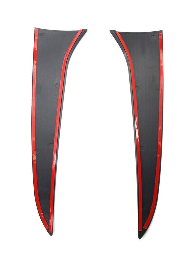 NIBEMINENT 2-Piece Car Rear Window Side Spoiler  - Image 3