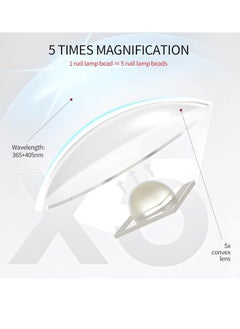 Saviland SAVILAND U V Light for Nails: Handheld Gel X Lamp for Gel Nails Flash Cure Lamp for Gel Nails LED Nail Lamp Portable Mini Nail Dryer Gel Polish Nail Glue Gel USB Flashlight Home DIY Manicure Nail Art  - Image 2