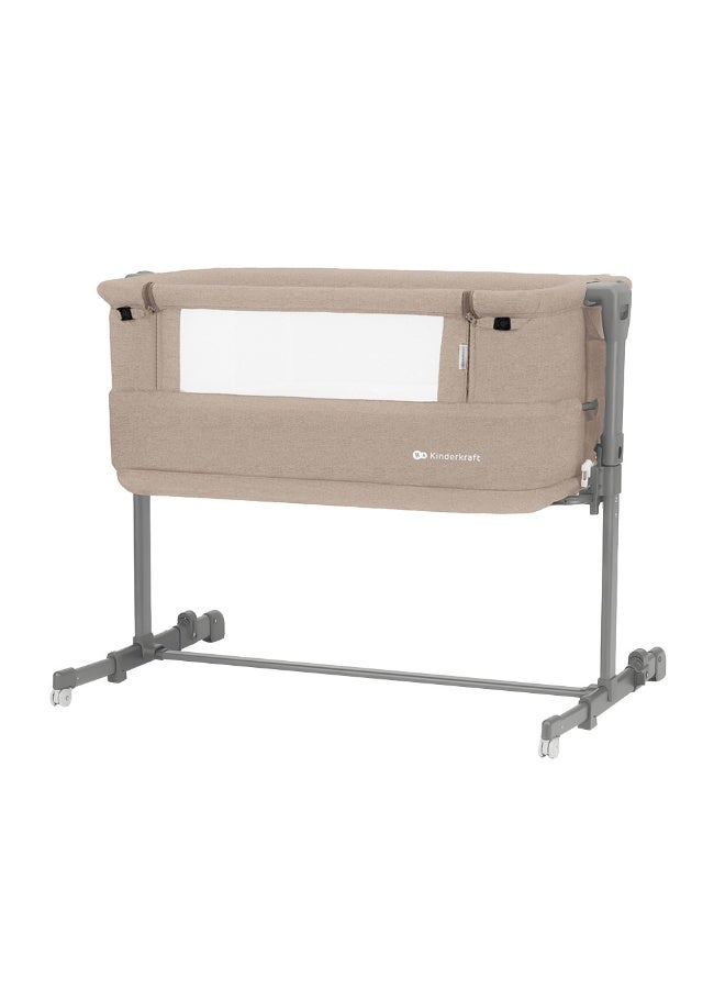 Kinderkraft NESTE GROW 3-in-1 Co-Sleeper Cot - Beige - Image 2