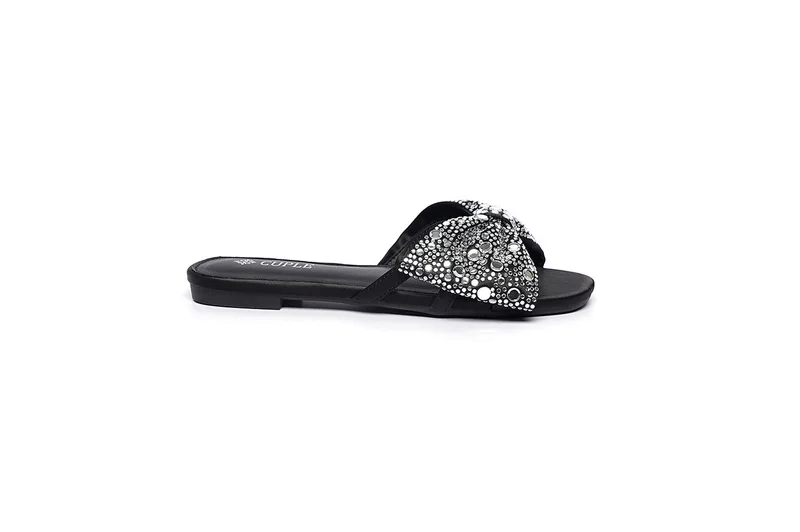 Cuple Girls embellished slide sandals