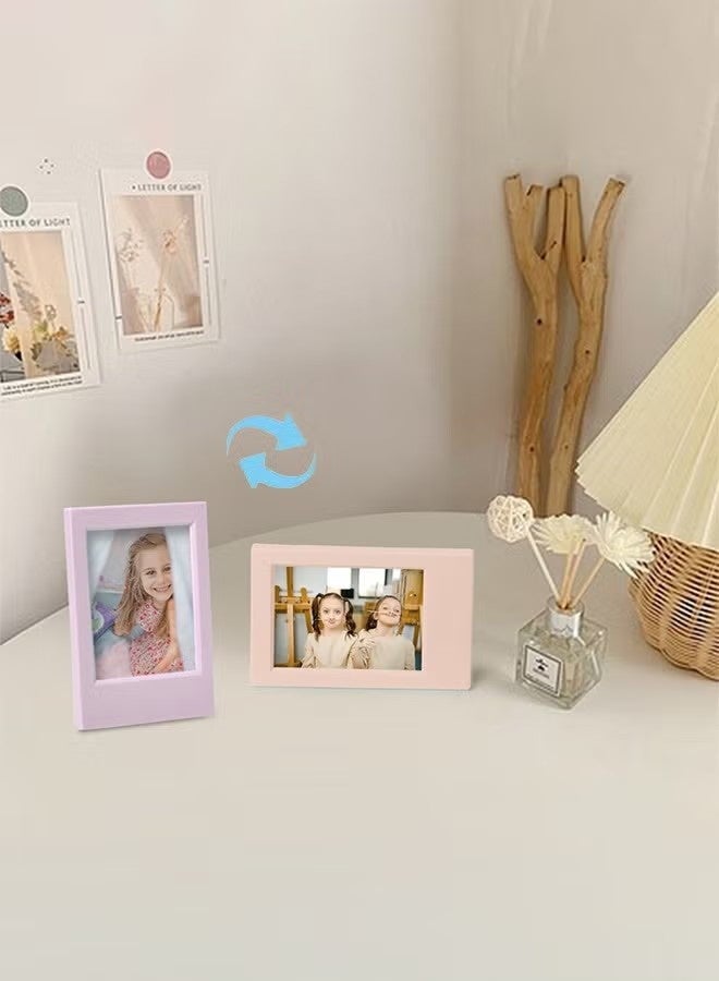 X-level 8 Colors Pack Picture Frame for Fujifilm Instant Film Cameras Instax Mini 12/11/9/8/7+/EVO Colorful Polaroid 2x3 Frame Tabletop Pictures Frames Camera & Photo Accessory Bundles - Image 4