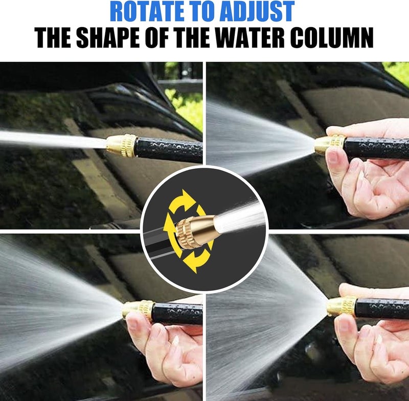 BLYPHOO High Pressure Car Washer Gun: Portable Watering Hose Nozzle Water Gun, Upgraded Garden Hose Nozzle, Heavy Duty Metal Car Washer, for Home Garden Cleaning - Image 4