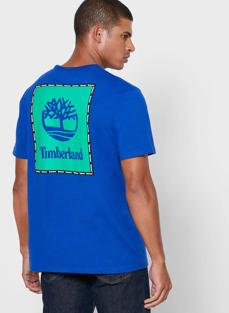 Timberland Box Tree Logo Graphic T-Shirt