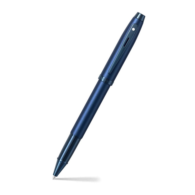 SHEAFFER Pen Sheaffer 100 E9371 Satin Blue With Pvd Blue Trims Rb - Image 1