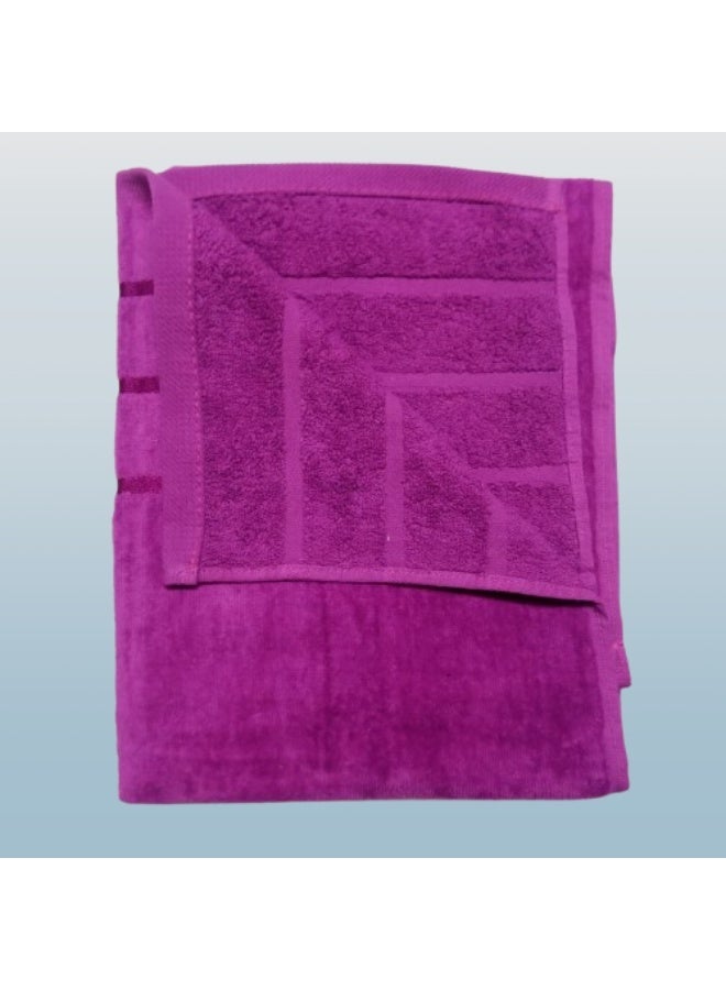 High-quality 3-piece towel set (one side cotton, one side velvet), 50x100 cm - Image 4