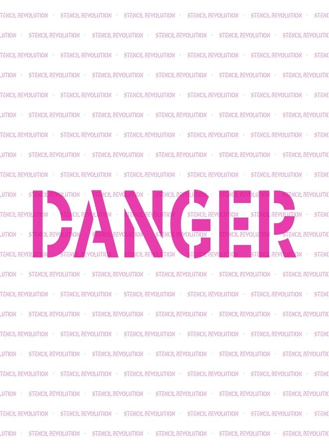 Stencil Revolution Danger Sign Stencil - Accurate Industrial Floor Markings with Specialized Stencils, Stencils for Canvas - Image 4