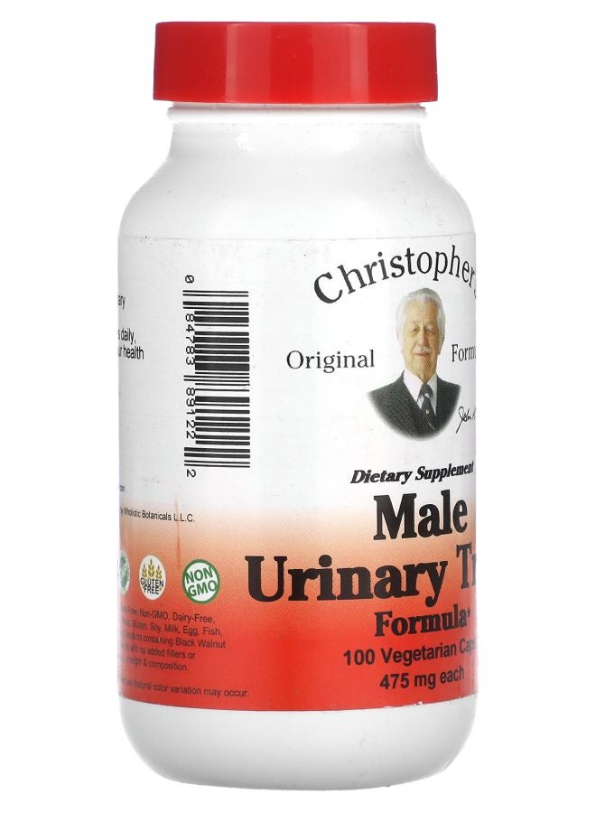 Christopher's Original Formulas تركيبة المسالك البولية للذكور 475 ملغ 100 كبسولة نباتية - Image 2