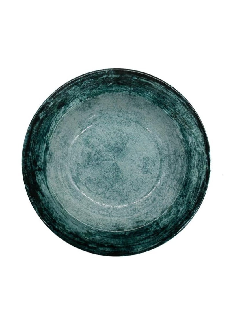AKDC Melamine Round Bowl Green Color 17cm - Image 1