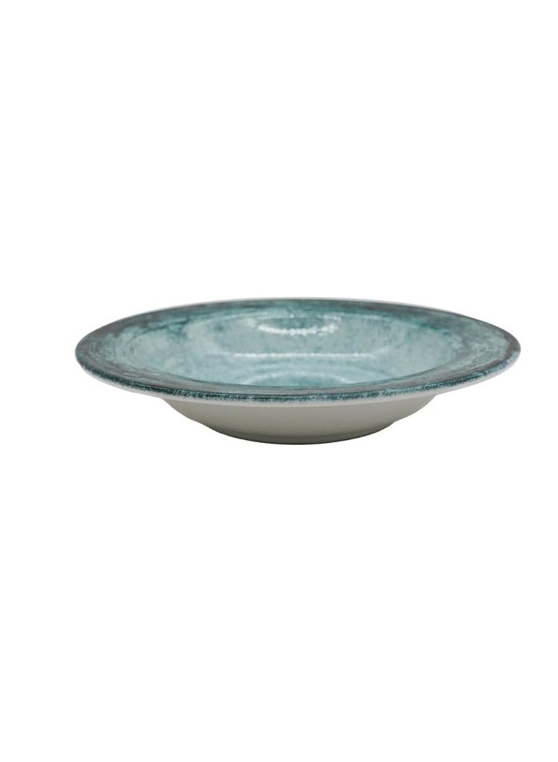 AKDC Melamine Round Bowl Green Color 17cm - Image 3