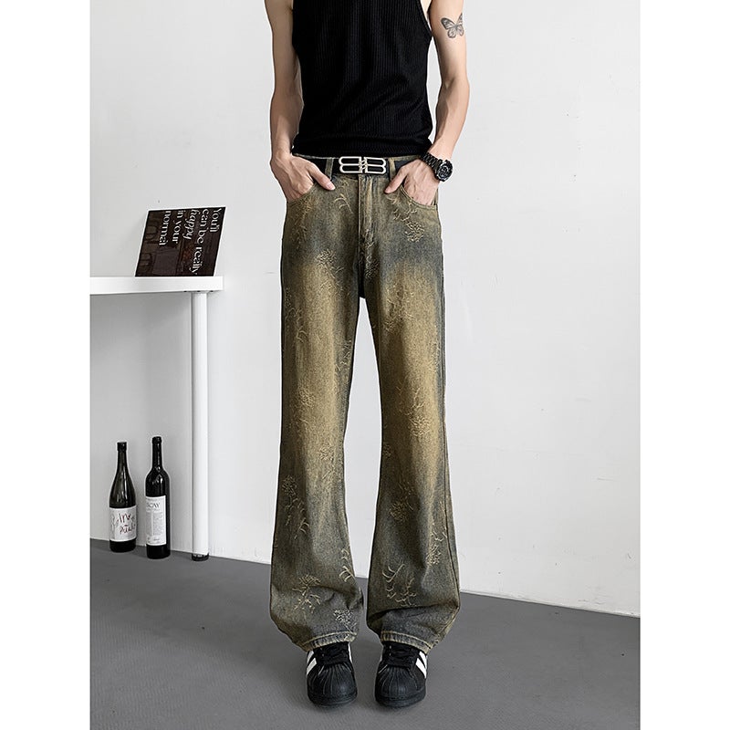 Unisex Classic Denim Jeans Loose Fit Daily Outdoor Wear - Image 2