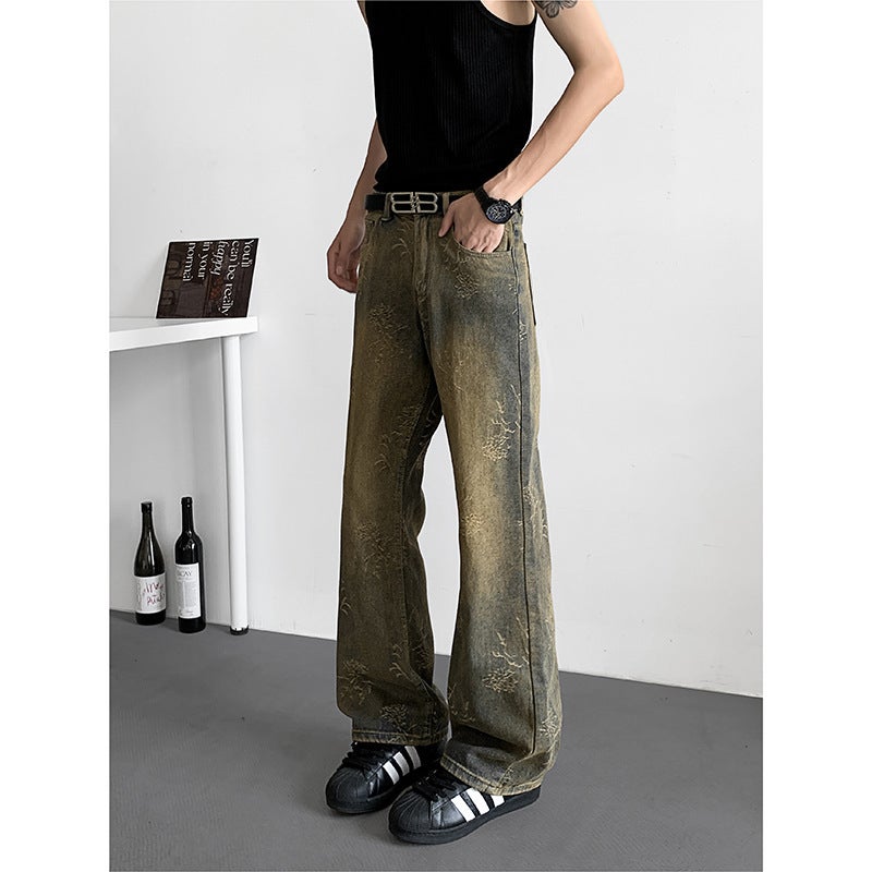 Unisex Classic Denim Jeans Loose Fit Daily Outdoor Wear - Image 4