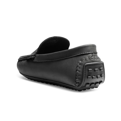 Bruno Marc Men's Slip-on Penny Loafer Suede Driving Shoes,Size 9,Black,SBLS2334M - Image 5