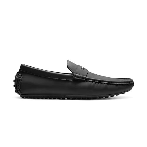 Bruno Marc Men's Slip-on Penny Loafer Suede Driving Shoes,Size 9,Black,SBLS2334M - Image 2