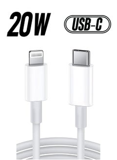 USB C to Lightning Cable 2M [MFi Certified] Compatible with Apple iPhone 14 Pro Max/13/12/11 Pro/X/XS/XR/8 Plus/AirPods Pro,Supports Power Delivery,White