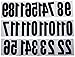 Dritz Dritz Iron-On 5" Block Numbers - Black - Image 2