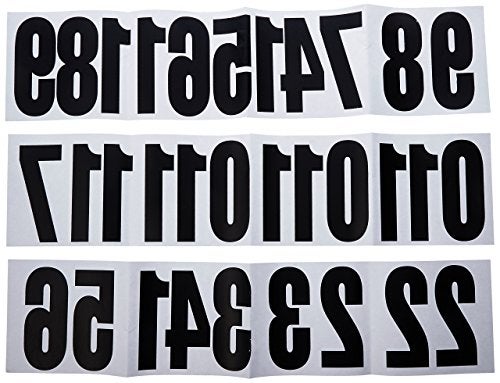 Dritz Dritz Iron-On 5" Block Numbers - Black - Image 1