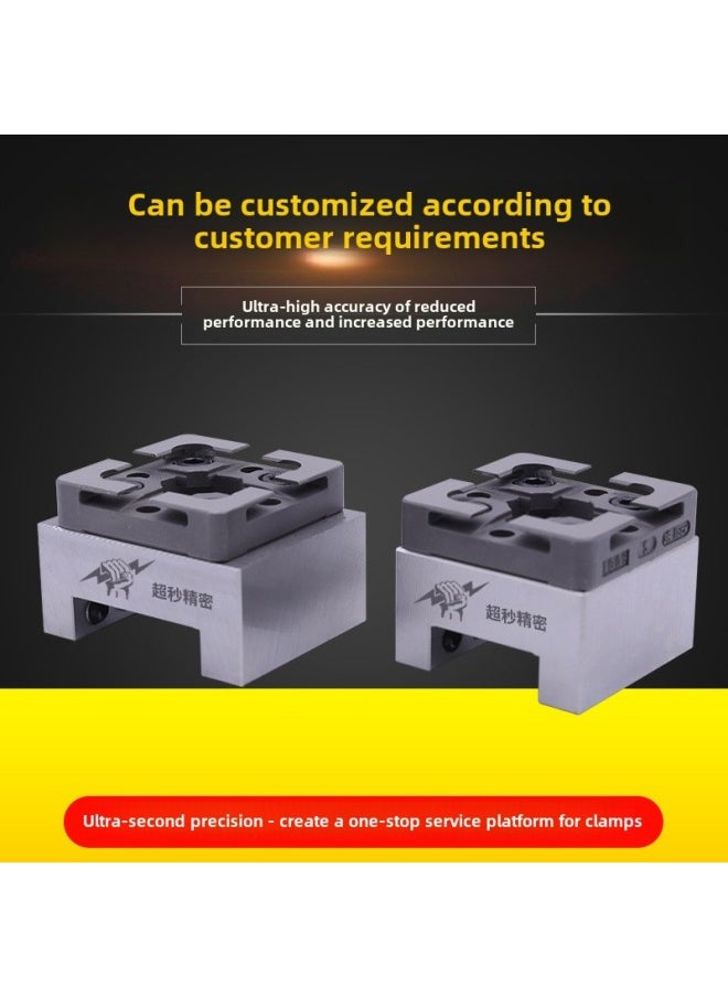 EROWA Quick Positioning Fixture SYSTEM3R Discharge Fixture Electrode Clamping Seat Zero Point Positioning Fixture-Specification Model:Customized