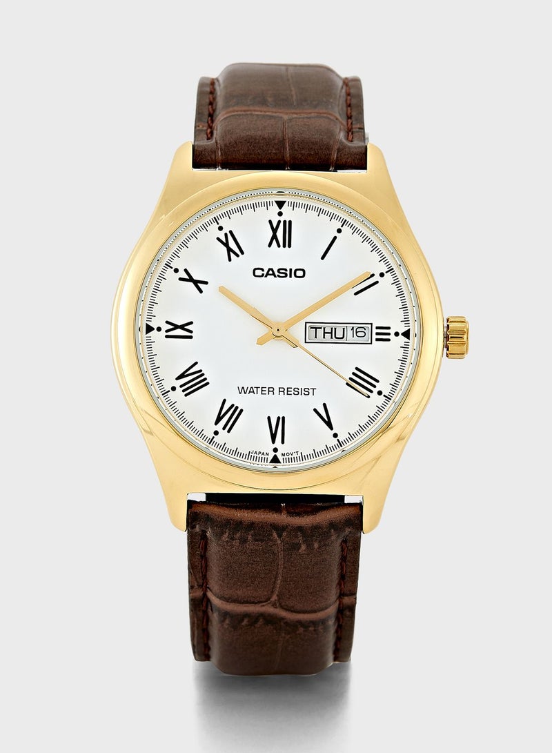 CASIO Mtp-V006Gl-7Budf Analog Watch - Image 1