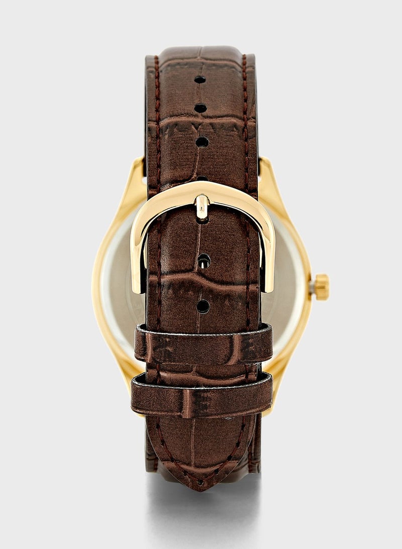 CASIO Mtp-V006Gl-7Budf Analog Watch - Image 4