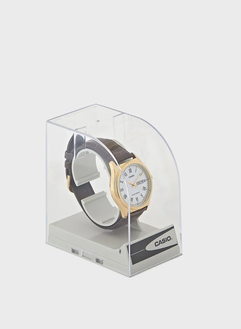 CASIO Mtp-V006Gl-7Budf Analog Watch