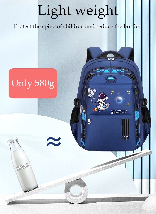 Kids School Backpack, Large Capacity Backpack for Boys, Lightweight Schoolbag for Teen Boys Bookbag with Compartments Reflective Strip, Watrer Resistant Bookbag for Elementary Primary School - pzsku/Z330A3E975FC10E89182FZ/45/_/1718418229/a6008542-2314-4f5c-8ef3-ba4dd80e98bb