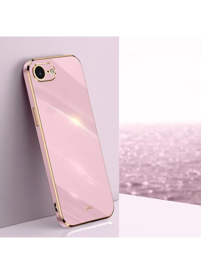 The Bros Case For iPhone 16e Straight Edge 6D Electroplate TPU Phone Case