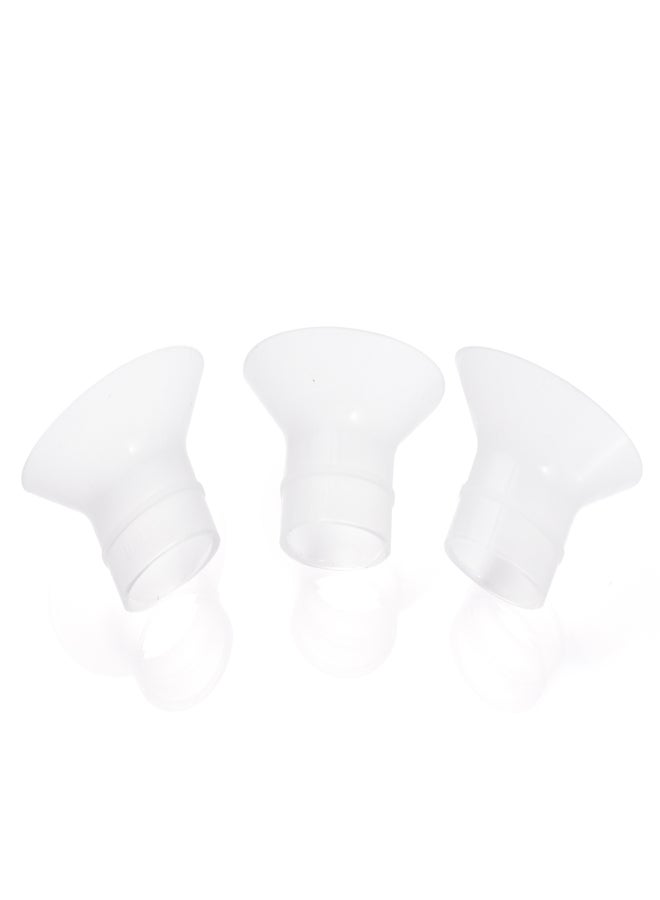 هوريجن ملحق بديل لمضخة الثدي الكهربائية مع 3 قطع من حشوات الشفة مقاس 21 مم ومحول سيليكون ناعم لمضخة الثدي القابلة للارتداء XN/MD-2267A - Image 5