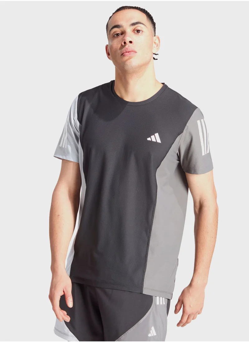 Adidas Own The Run Colorblock T-Shirt