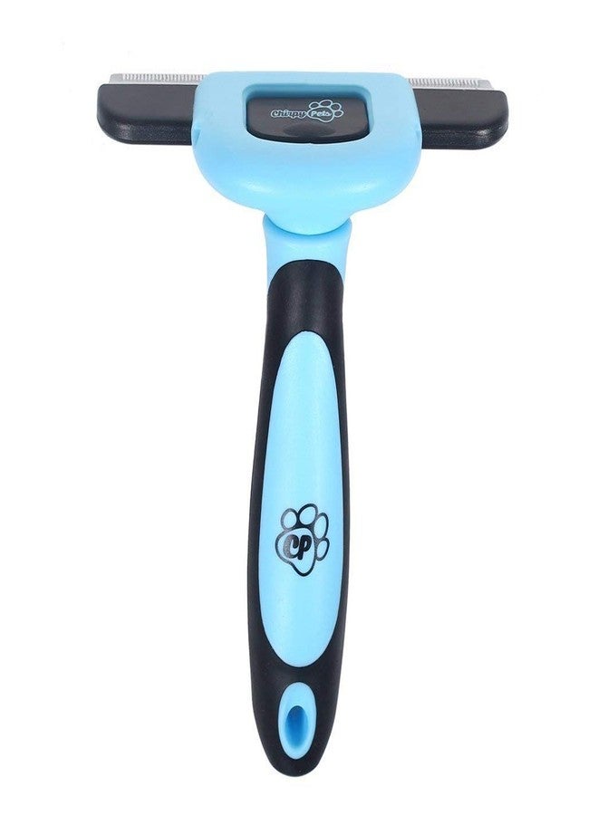 Chirpy Pets Pet Grooming Brush for Shedding, Long & Short Hair, Reduces Shedding by More Than 95%, Professional Deshedding Tool for Dog & Cat, Black - Image 1