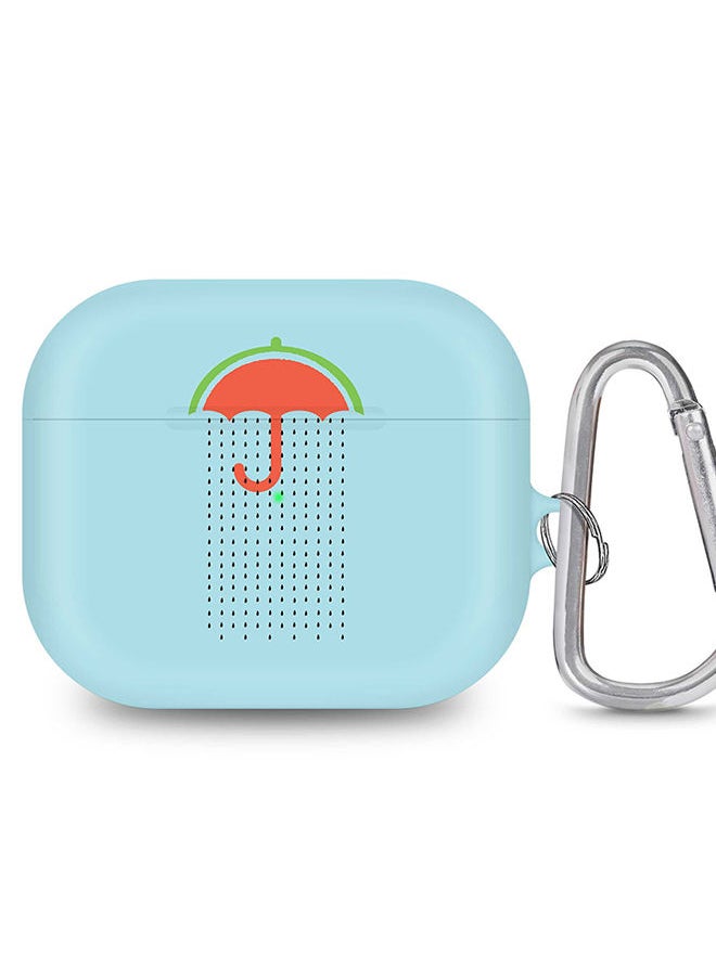 Stylizedd - StylePods Case for Airpods 3rd Gen Case With Anti-Lost Keychain - Weeping Melon - Image 1