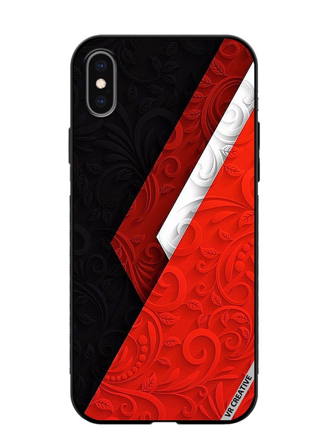 VR CREATIVE Protective Case Cover For Apple iPhone XS Max Texture Design Multicolour - Image 1