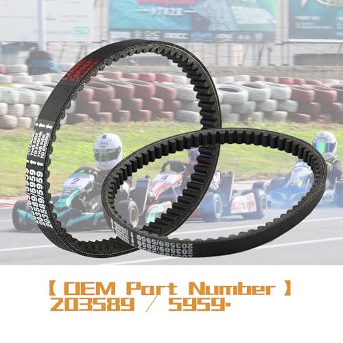 KARSEE 3pcs 30 Series Go Kart Drive Belt Replacement for Manco 5959 / Comet 203589 - Image 4
