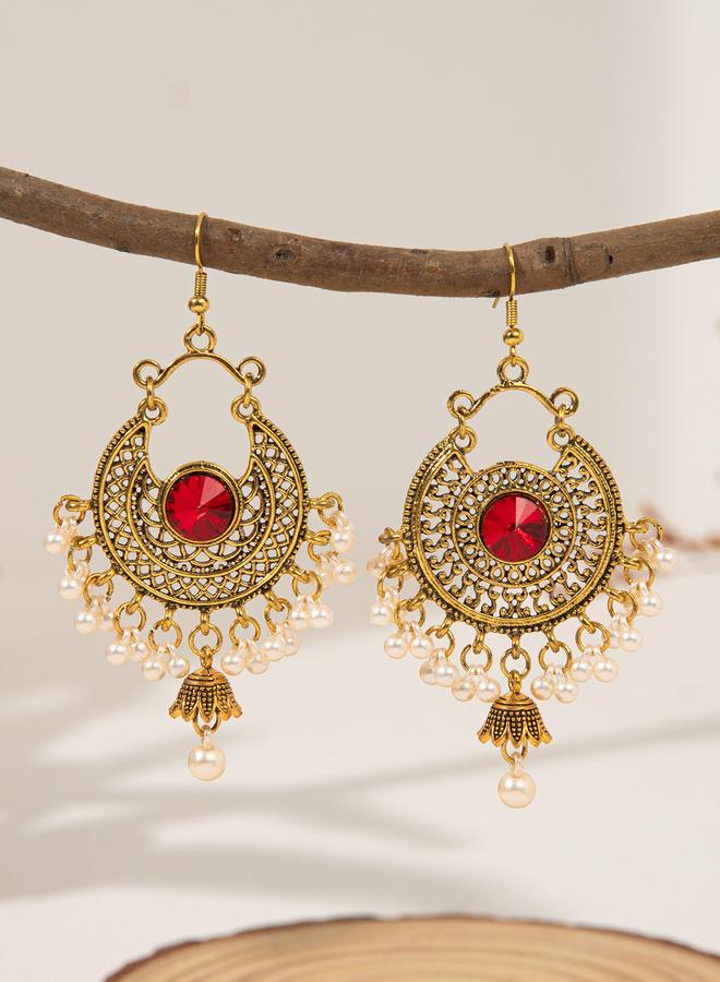 Take Two Beaded Dangle Earrings - Image 1