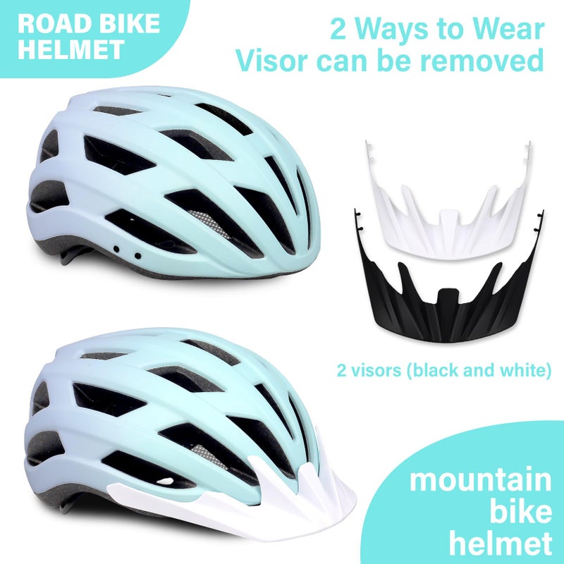 Bilaki Bike Helmet for Adults Women Men Youth Kids, Lightweight Mountain Road Bicycle Cycling Helmets with Adjustable Dial & Removable Visor - Image 4