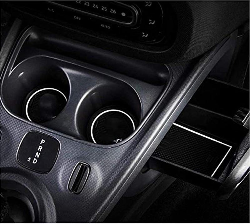 QASULER Non-Slip Rubber Mats for Smart Forfour - Image 2