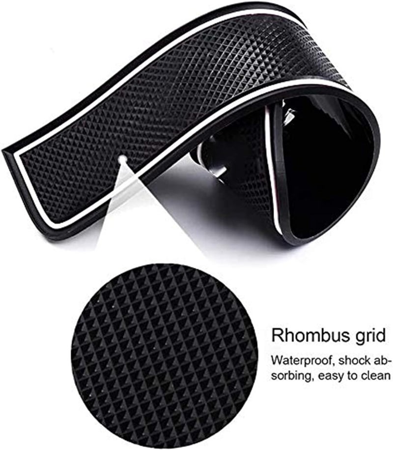 QASULER Non-Slip Rubber Mats for Smart Forfour - Image 4