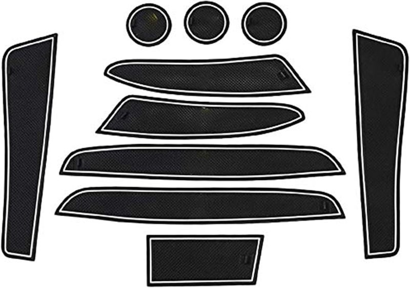 QASULER Non-Slip Rubber Mats for Smart Forfour - Image 1