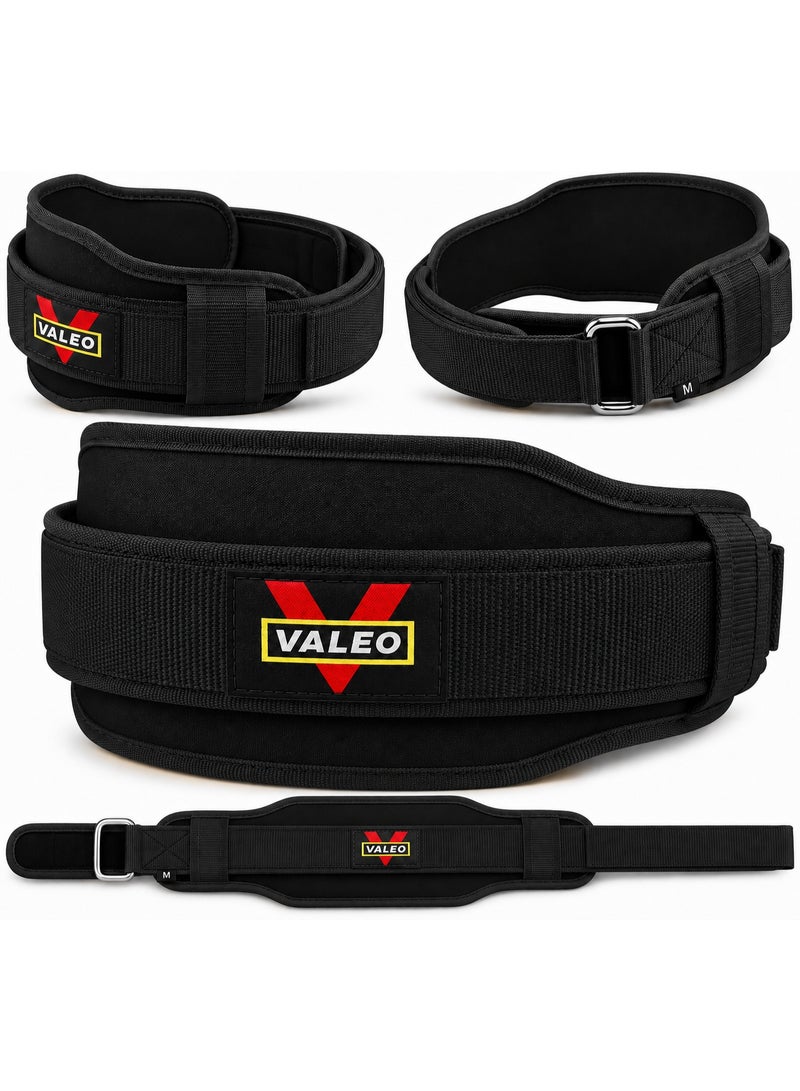 Weightlifting Belt – Adjustable gym belt with self-closing closure, for lower back support during weightlifting and strength training exercises, made of durable nylon, suitable for men and women in fitness exercises. - Image 1