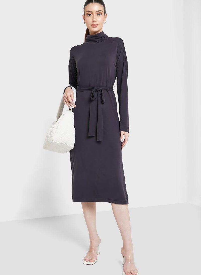 French Connection Belted Knit Dress  - Image 4
