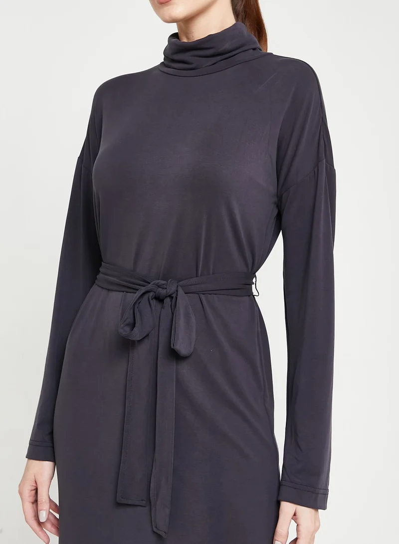 French Connection Belted Knit Dress