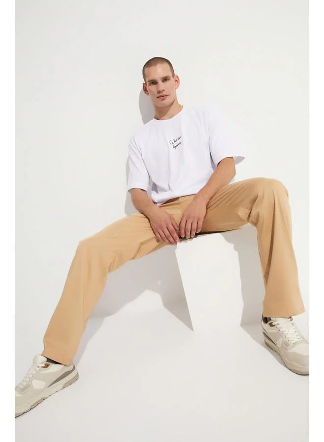 JUNE June Men Trouser Light Brown