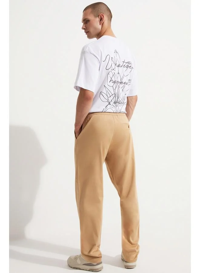 JUNE June Men Trouser Light Brown